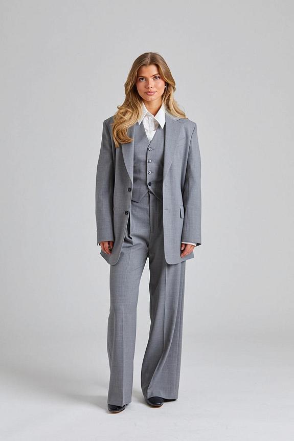 Filippa K Davina Suit Grey Melange