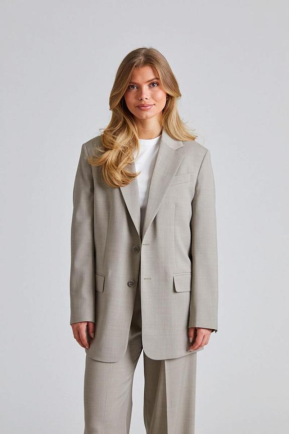 Filippa K Davina Suit Sage Melange-1