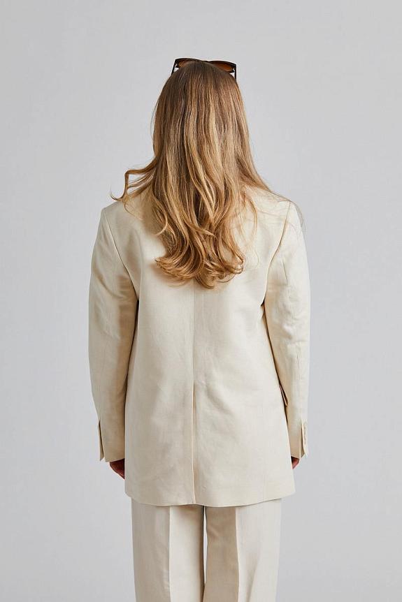 Filippa K Davina Linen Suit Cream White-2