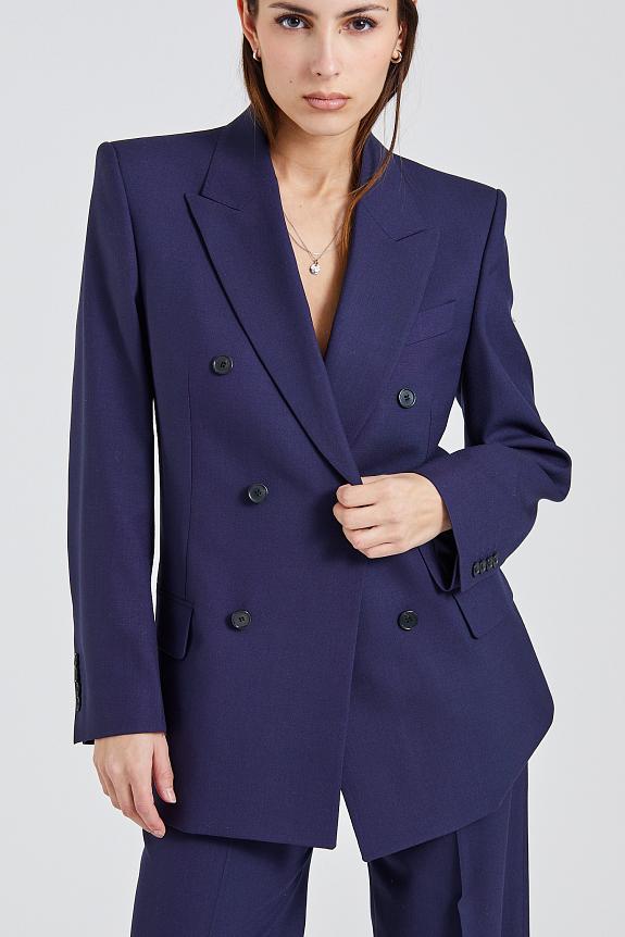 Double Breasted Blazer Navy-2