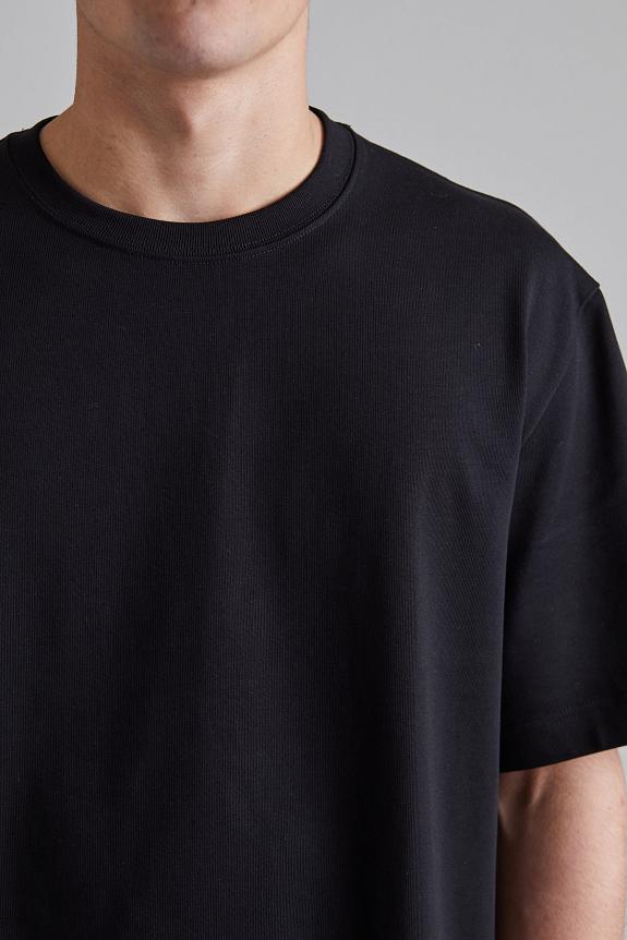 Filippa K Heavy Crewneck Tee Black Mono-3