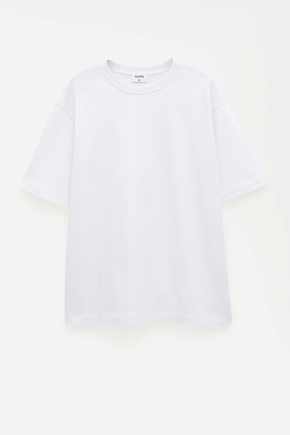 Filippa K Heavy Crewneck Tee Mono White-4