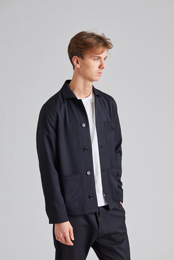 Filippa K Louis Gabardine Jacket Black-1