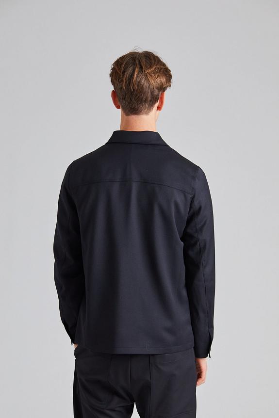 Filippa K Louis Gabardine Jacket Black-2