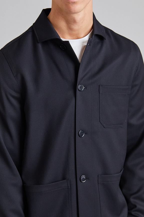 Filippa K Louis Gabardine Jacket Black-4