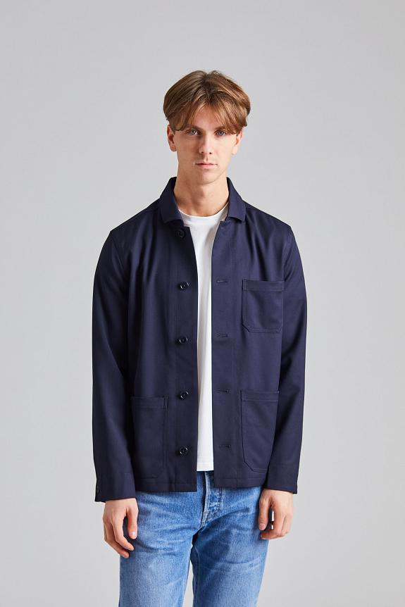 Filippa K Louis Gabardine Jacket Navy