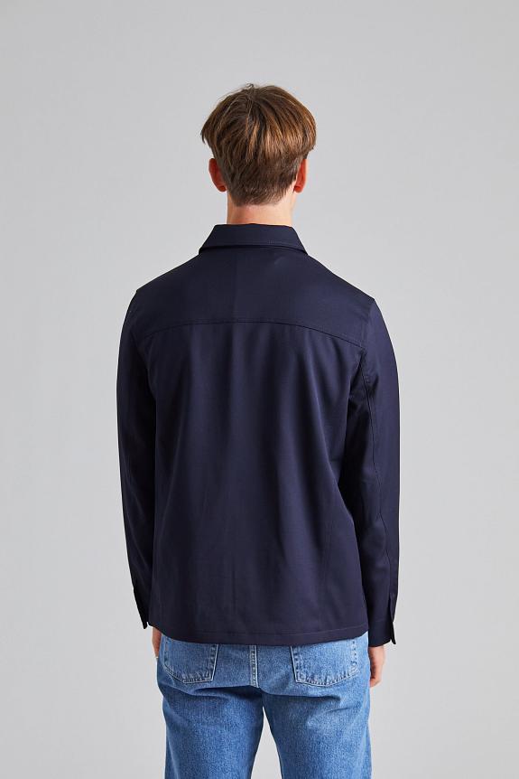 Filippa K Louis Gabardine Jacket Navy-3