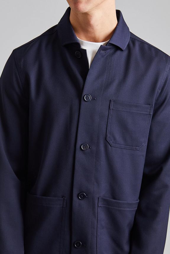 Filippa K Louis Gabardine Jacket Navy-4