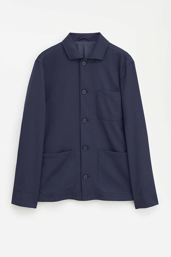 Filippa K Louis Gabardine Jacket Navy-5