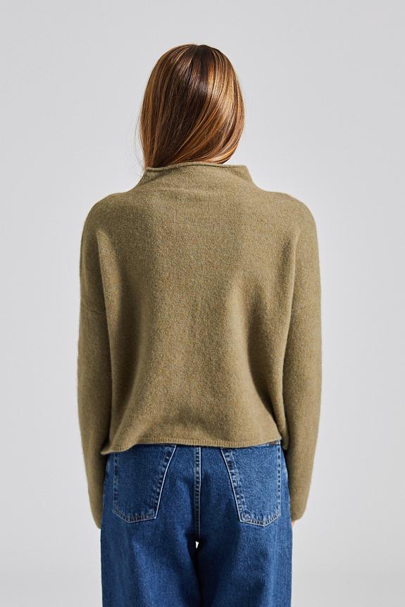 Filippa K Mika Yak Funnelneck Sweater Faded Moss