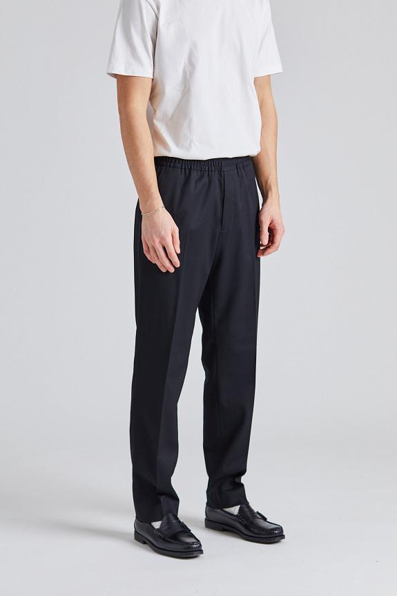 Filippa K Relaxed Wool Trousers Black-1