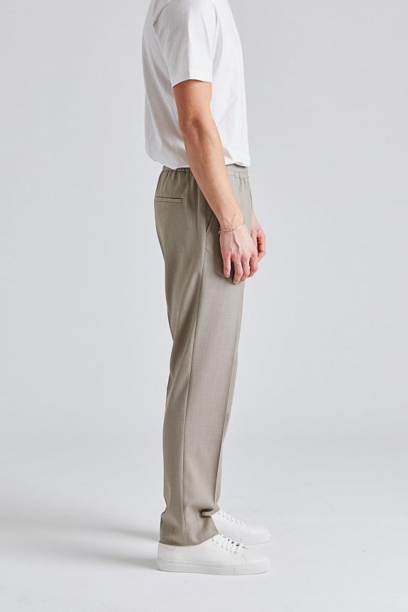 Filippa K Relaxed Wool Trousers Sage Melange-2