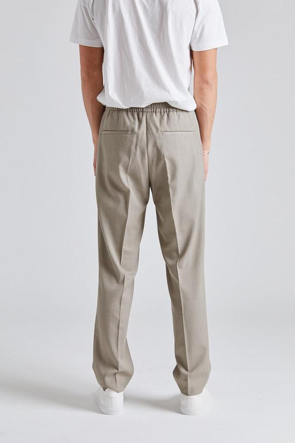 Filippa K Relaxed Wool Trousers Sage Melange-3