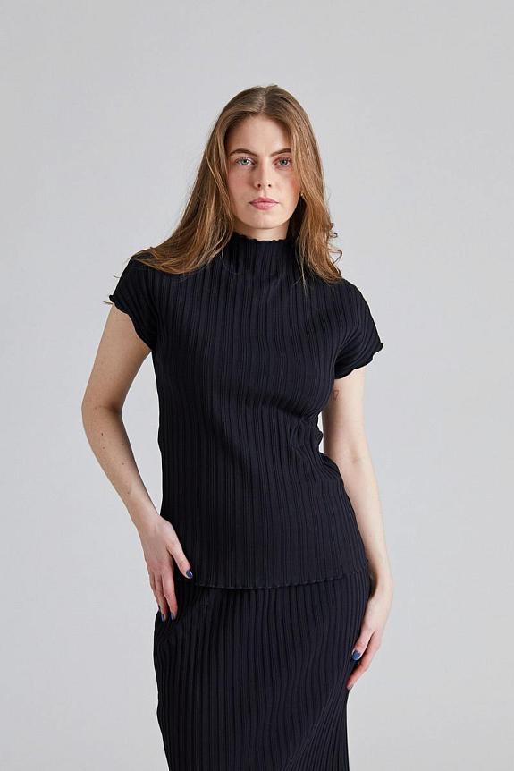 Filippa K Cotton Rib Set Black-1