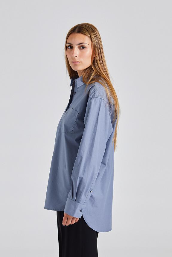 Filippa K Sammy Shirt Grey Blue