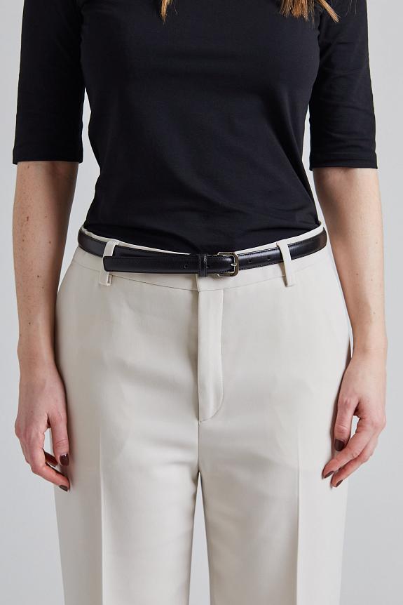 Filippa K Small Buckle Belt Black