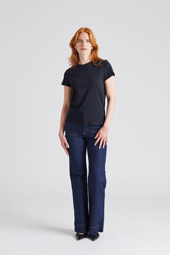 Filippa K Soft Cotton Tee Black