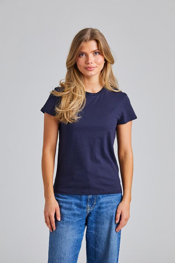 Filippa K Soft Cotton Tee Navy 