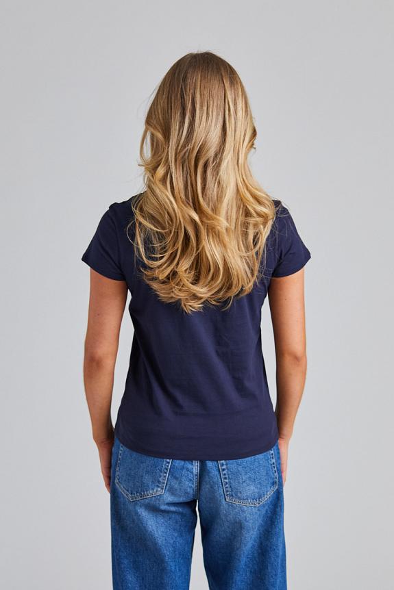 Filippa K Soft Cotton Tee Navy 