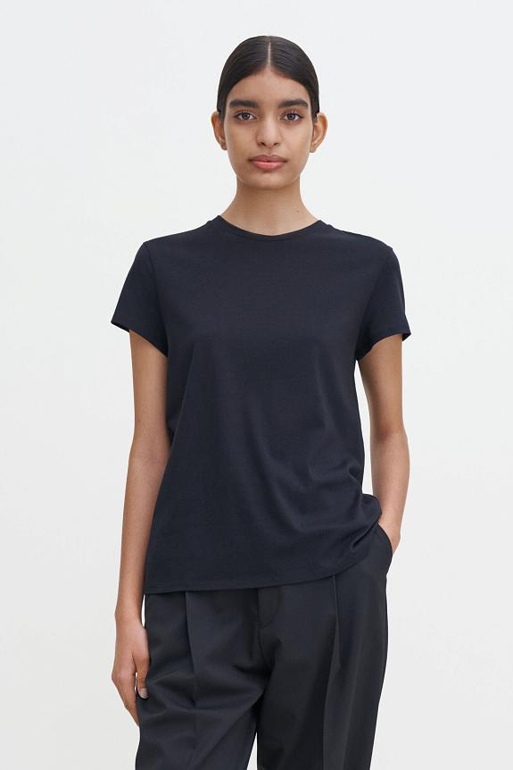 Filippa K Soft Cotton Tee Black