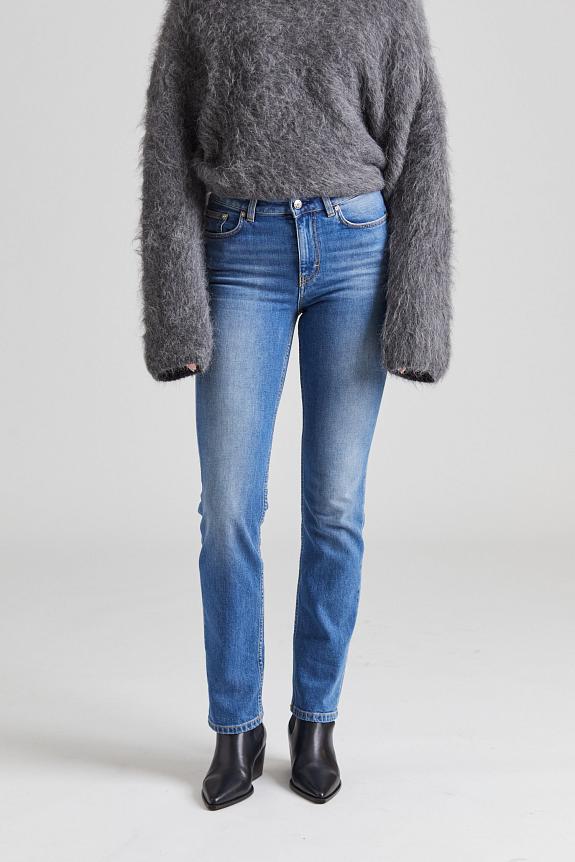 Filippa K Stella Jeans Long Mid Blue-1