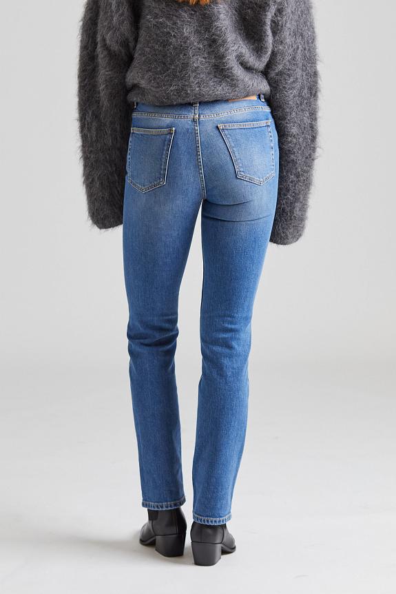 Filippa K Stella Jeans Long Mid Blue-2