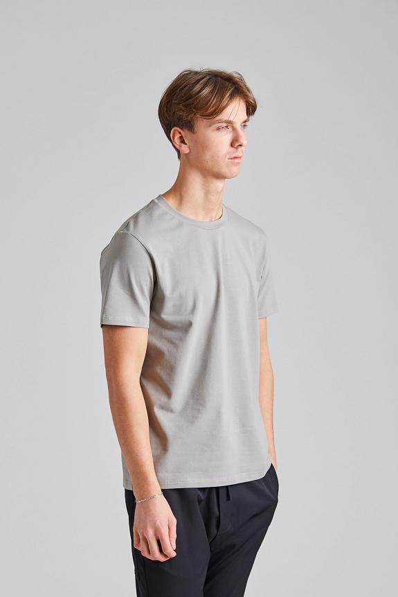 Filippa K Stretch Cotton Tee Dove Grey-1