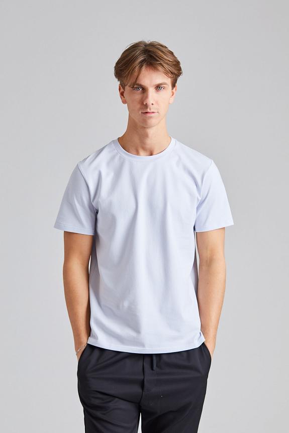 Filippa K Stretch Cotton Tee Ice Blue