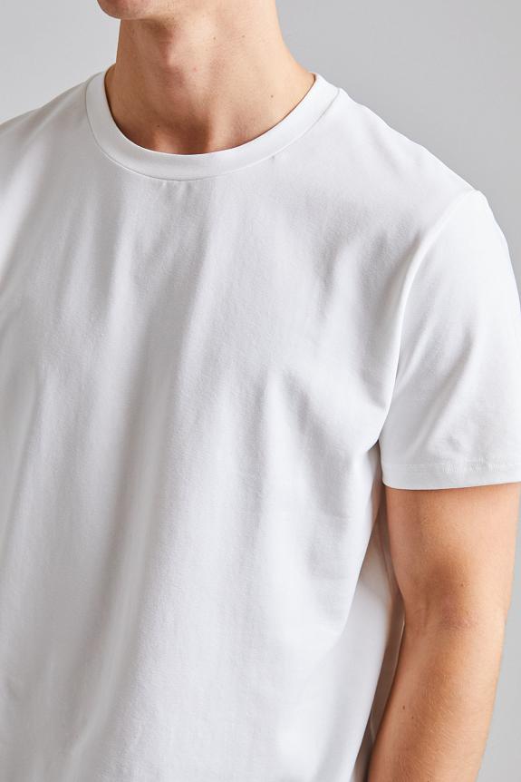 Filippa K Stretch Cotton Tee White-2