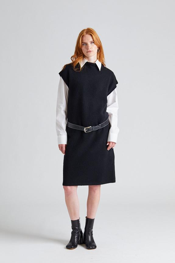 Filippa K Wool Yak Dress Black