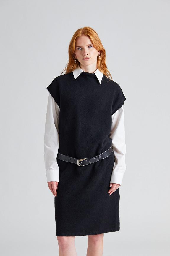 Filippa K Wool Yak Dress Black-1