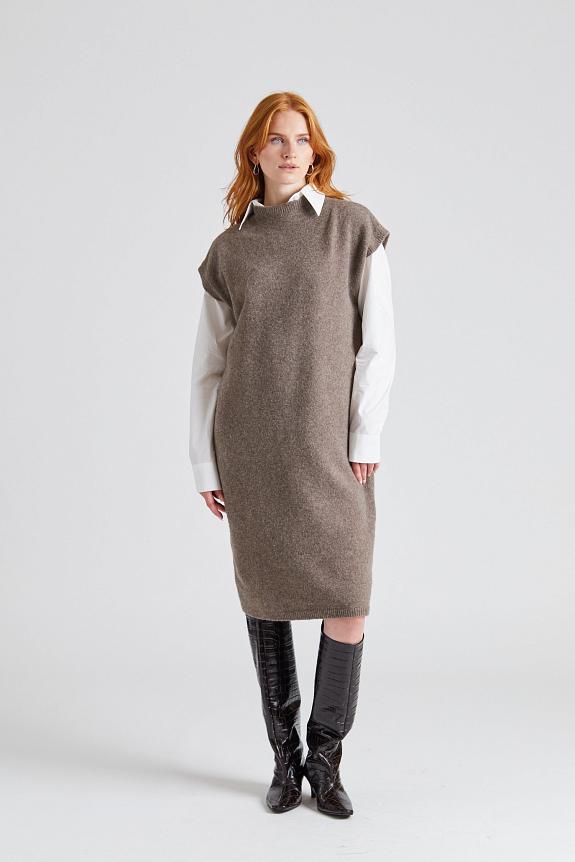 Filippa K Wool Yak Dress Driftwood