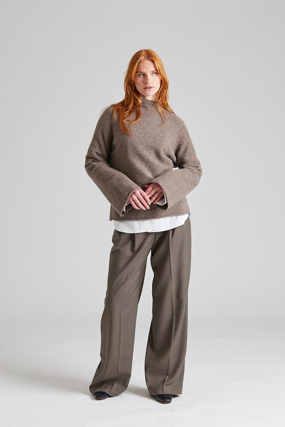 Filippa K Wool Yak Sweater Driftwood