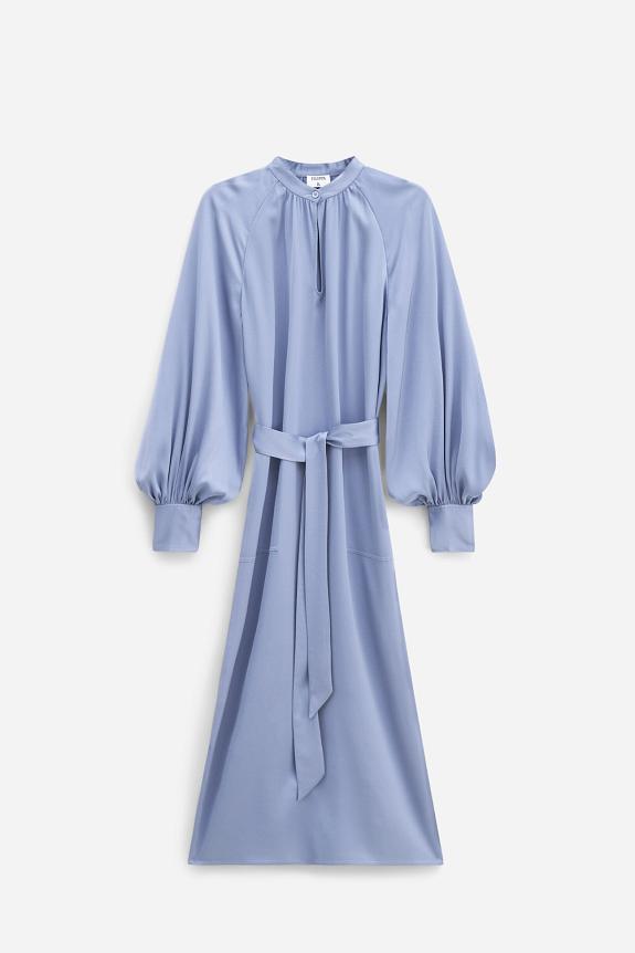 Filippa K Belted Long Sleeve Dress Air Blue 