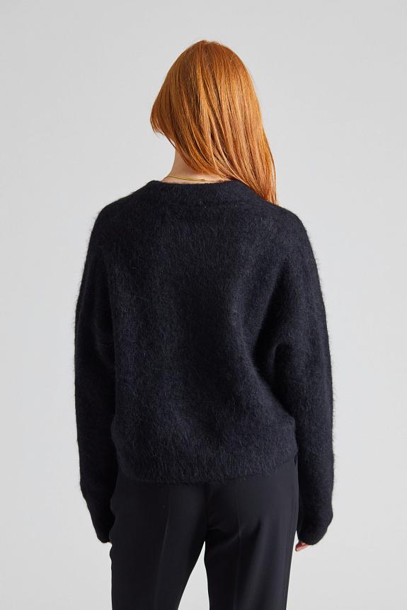 Filippa K Fluffy Sweater Ink Black-1