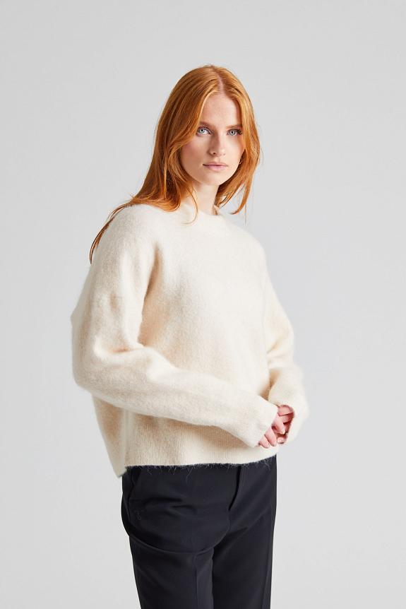 Filippa K Fluffy Sweater Canvas Beige-1
