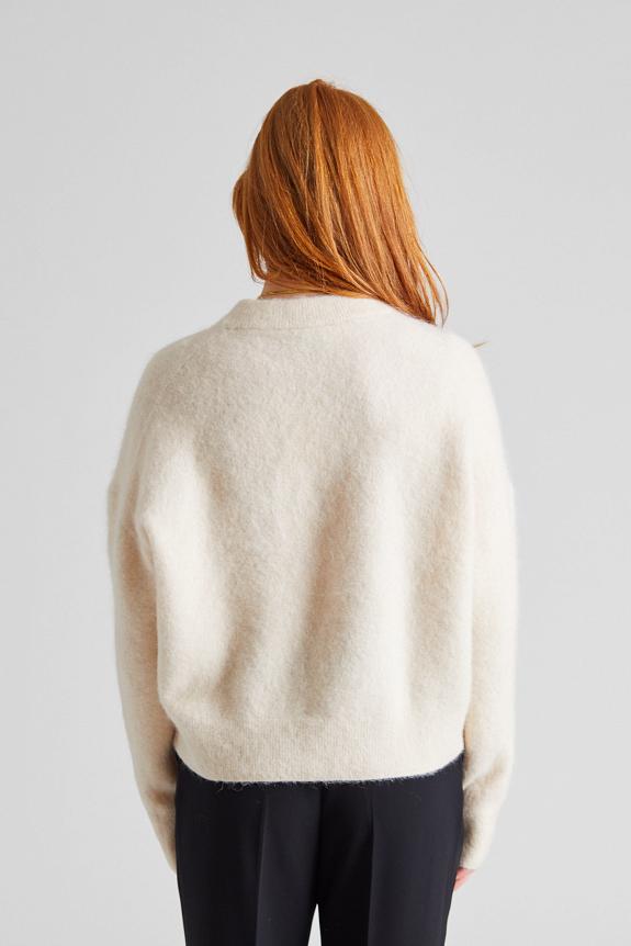Filippa K Fluffy Sweater Canvas Beige-2