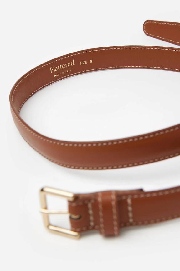 Flattered Barbara Belt Leather Cognac-1