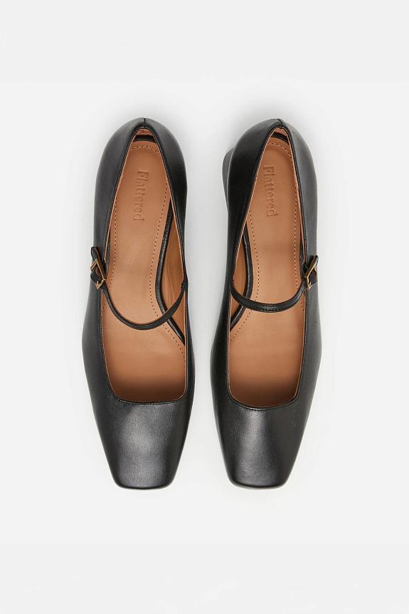 Flattered Evan Leather Black-2