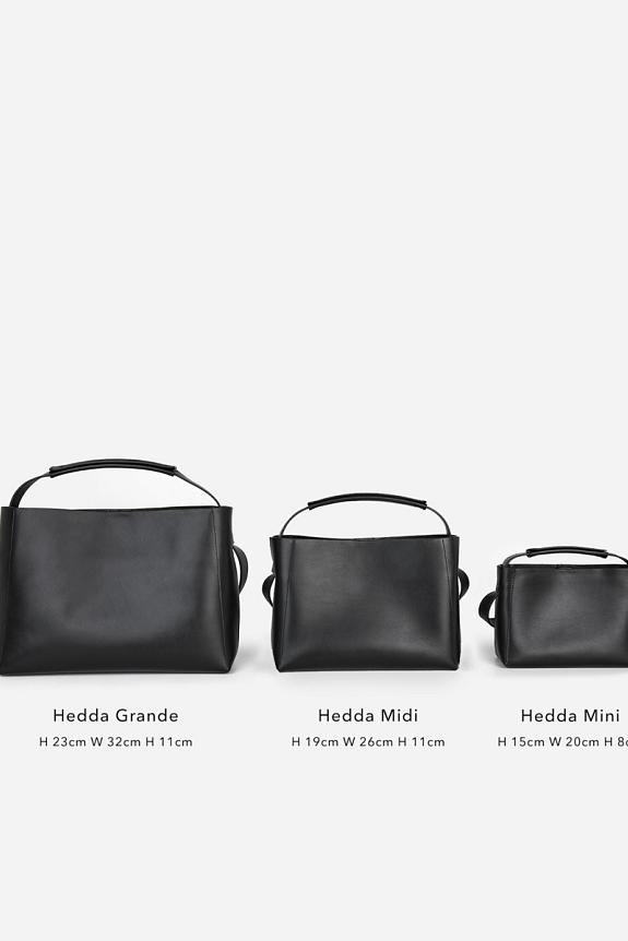 Flattered Hedda Mini Black Leather