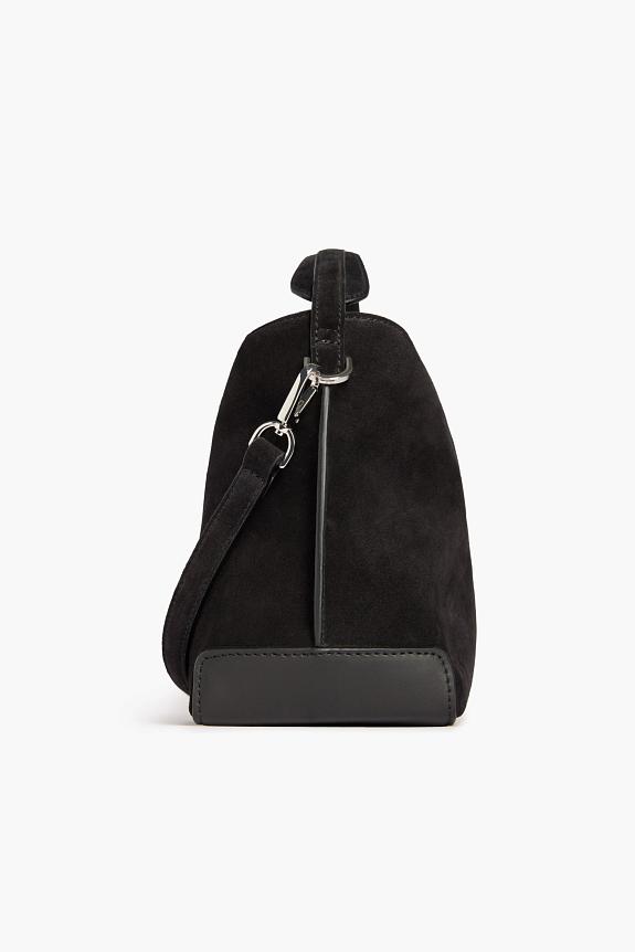 Flattered Helia Handbag Suede Black-2
