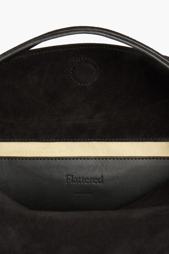 Flattered Helia Handbag Suede Black-3