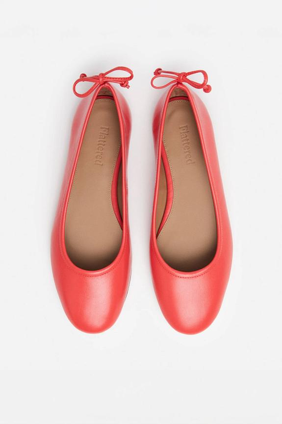 Flattered Pat Leather Poppy Red-2