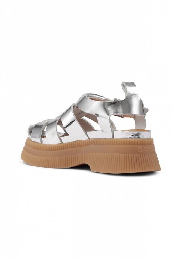 Ganni Creepers Silver-2