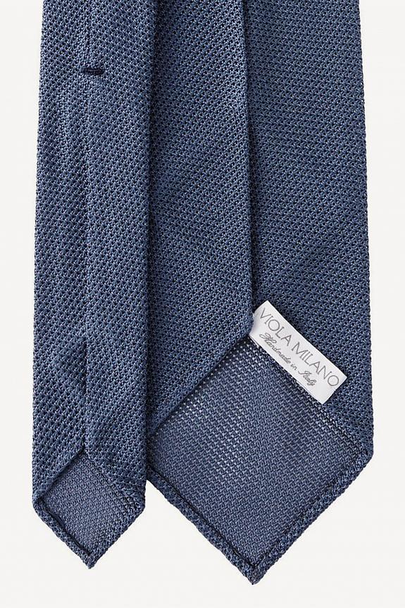 Viola Milano Grenadine Garza Fina Unlined Tie Sea-2