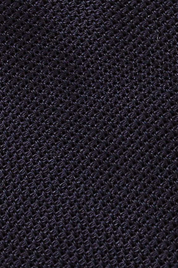 Viola Milano Grenadine Garza Fina Unlined Tie Navy-1