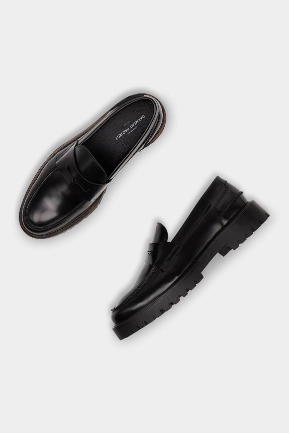 Garment Project Aron Penny Loafer Black-1