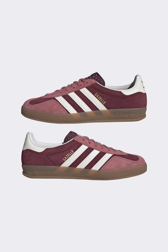 Adidas Gazelle Indoor Maroon/White-6