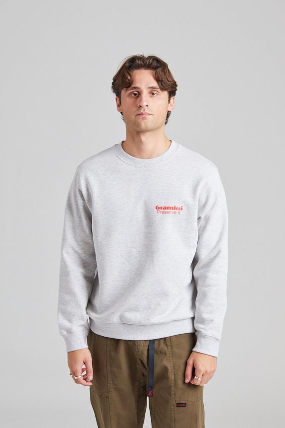 Gramicci Preserve IT Sweatshirt Grey Heather