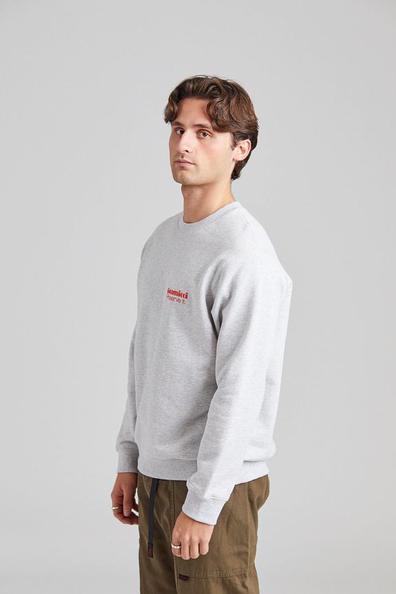 Gramicci Preserve IT Sweatshirt Grey Heather-2